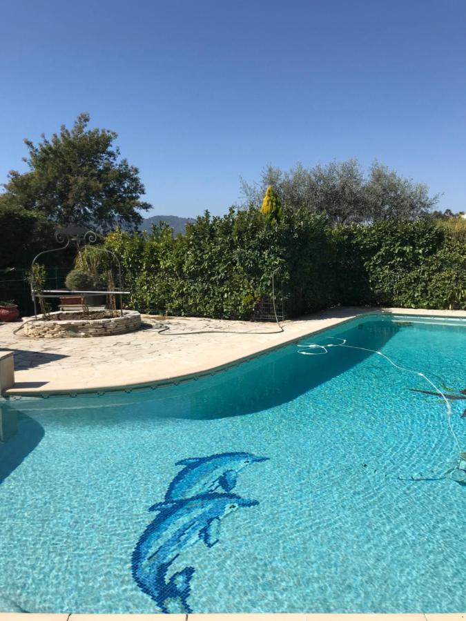 2 Pieces Rdc Villa Piscine La Roquette-sur-Siagne Exterior photo