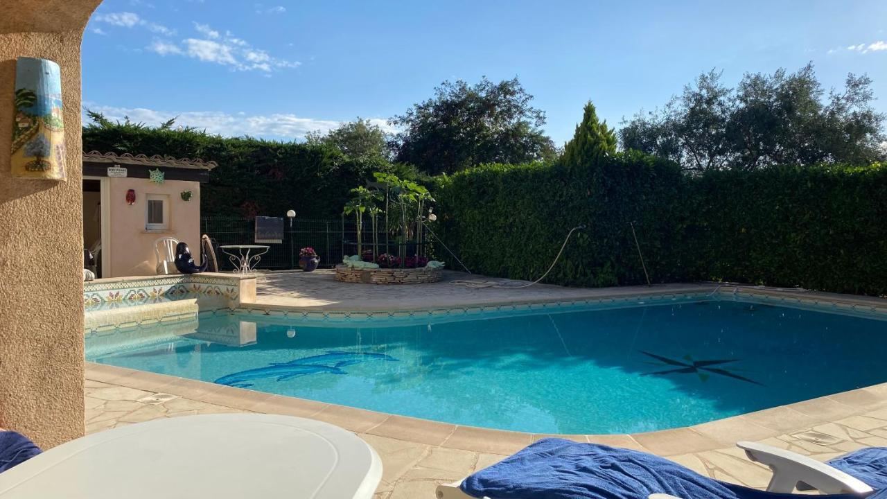 2 Pieces Rdc Villa Piscine La Roquette-sur-Siagne Exterior photo